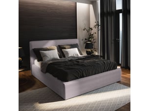 Lit coffre 160x200 cm <strong>MASSENO</strong>  <strong></strong> coloris rose