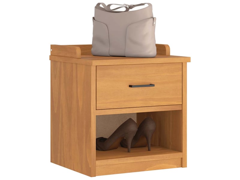  Banc de couloir, banc de rangement sandnes 45x40x50 cm bois de pin massif shl16521  - Conforama D