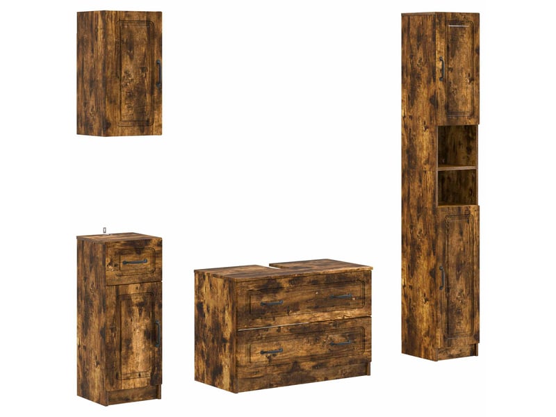  Ensemble de 4 pièces d'armoires de salle de bain utrecht cf63270  - Conforama A