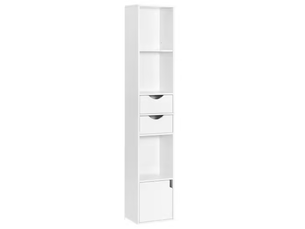 Bibliotheque coloris  blanc    - 30 cm x 157.5 cm