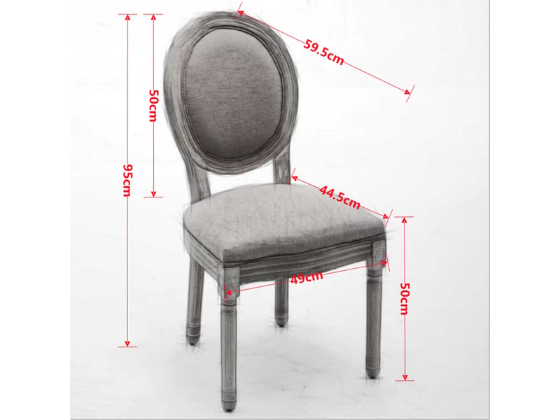  Lot de 2 chaises salle à manger style français bois massif dossier rotin lin imprimé tableau vert olive  - Conforama C