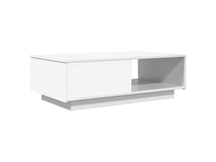 Table basse rectangulaire coloris blanc  