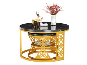Table basse coloris bicolore TCQPZ