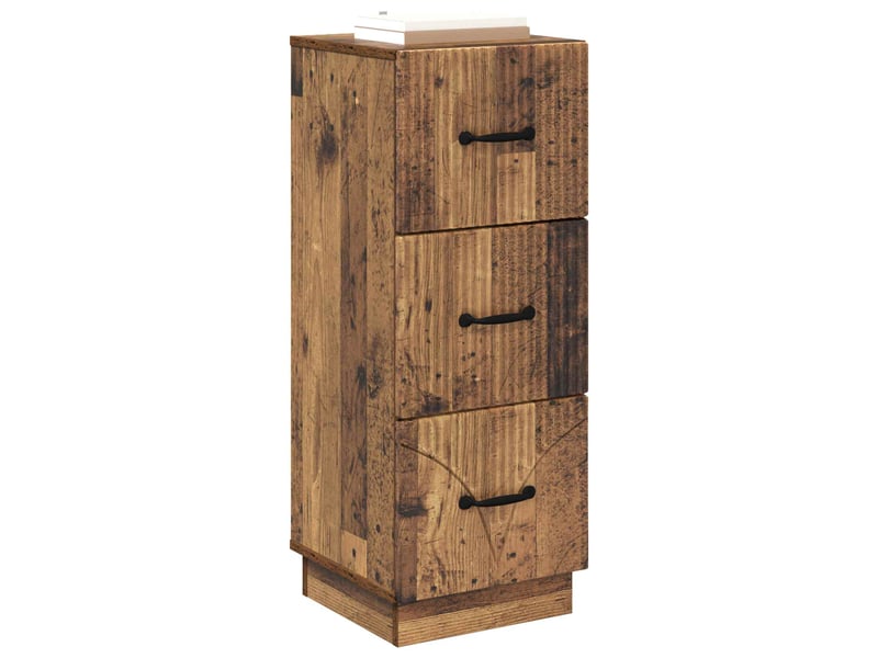  Armoire de rangement bureau, armoire à tiroirs 33 x 34.5 x 87 cm bois d'ingénierie shl7754  - Conforama C