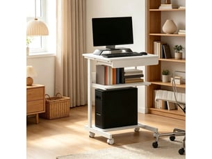 Bureau enfant 56 cm coloris blanc