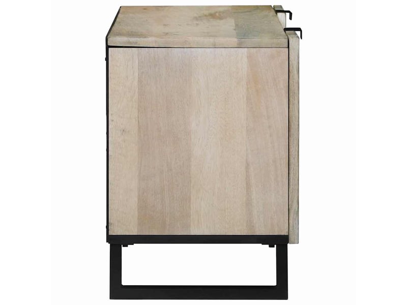 Meuble tv - unites tv 105 x 33 x 46 cm blanc bois d'ingénierie - Conforama D