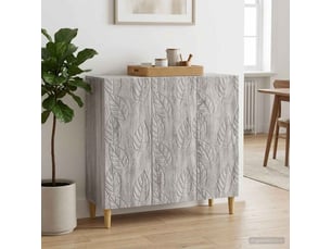 Buffet - bahut - meuble de rangement sonoma gris 89 x 34,5 x 80 cm bois d'ingénierie