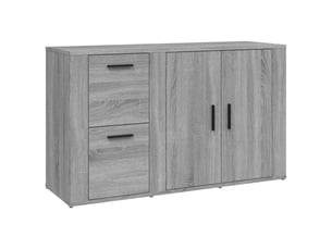 Buffet - bahut - meuble de rangement sonoma gris 100x33x59,5 cm bois d'ingénierie