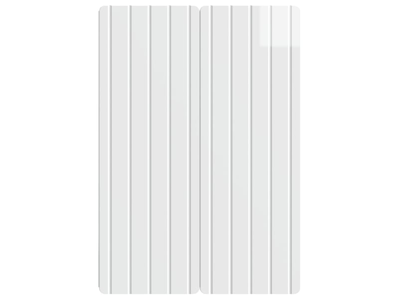  Armoire murale salon, meuble de rangement blanc brillant 66 x 34,5 x 92 cm  - Conforama D