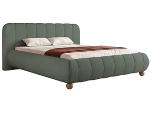 Lit avec rangement 140x200 cm SELSEY Malunna coloris vert