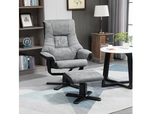 Fauteuil relax manuel ULEVR Polyester gris