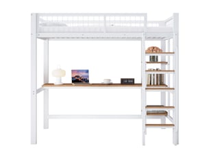 Lit mezzanine 90x200 cm <strong></strong>  <strong>Fay Lum</strong> coloris bicolore