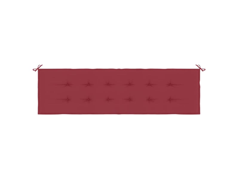  Coussin de banc de jardin, coussin d'assise rouge bordeaux 180x50x3 cm cf52814  - Conforama D