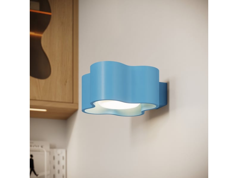  Plafonnier ovio 2 azur gx53 aluminium moderne 8x24.5x12cm SL.3404 - Conforama D