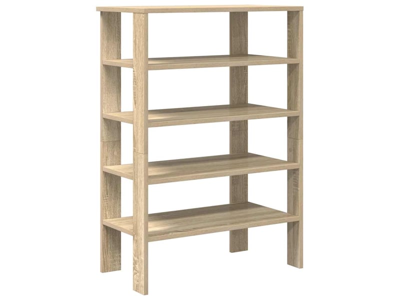  Meuble à chaussures, étagère à chaussures chêne sonoma 61x32x87,5 cm bois ingénierie  - Conforama A