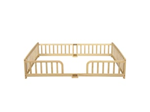 Lit simple 140x200 cm MAISONORA coloris naturel