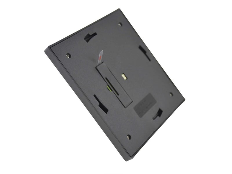  Lampadaire lanterne solaire d'extérieur 15 x 15 x 120 cm noir en plastique, éclairage led pour jardin et allée  - Conforama D