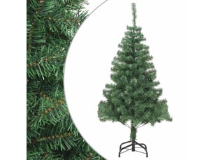 Sapin de noël, arbre de noël artificiel et support acier 210 cm 910 branches shl8287