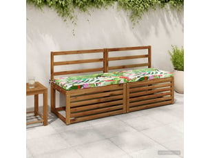 Lot de 2 coussins de banc, coussins d'assise soest 100 % polyester multicolore cf56822