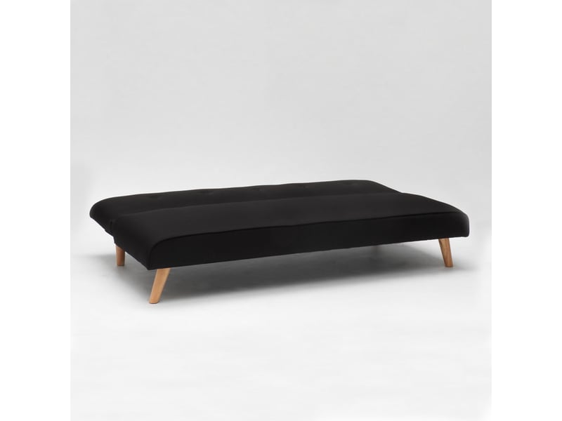 Canapé convertible 2 places clic clac en tissu pour le salon et le séjour larimar - noir Modus Sofà - Conforama C