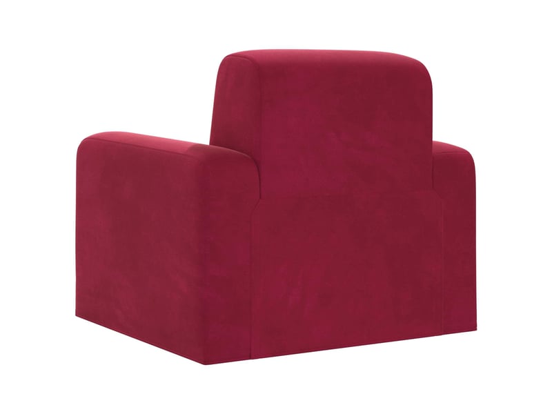 Vidaxl fauteuil bordeaux velours - Conforama E