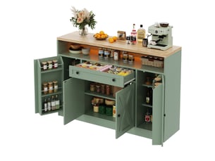 Buffet 4 porte(s) - 140 cm coloris vert