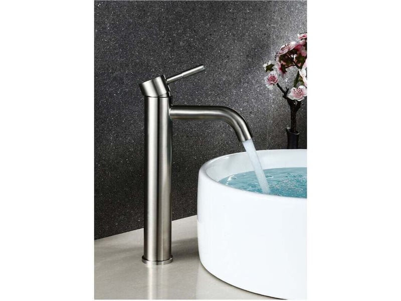  Robinet lavabo，salle bain avec haut mitigeur lavabo pour lavabo ou vasque de salle bain, chaude et froide réglable de mitigeur lavabo 200  - Conforama C