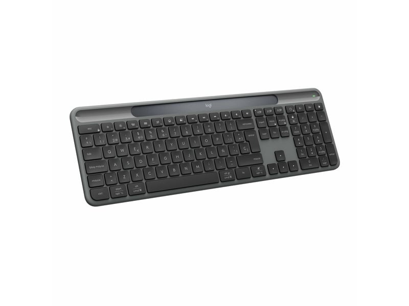  Clavier et souris logitech 920-013760 graphite espagnol qzerty  - Conforama D