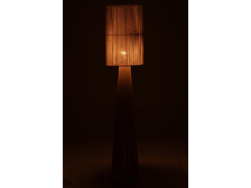  Lampadaire design corde tova 170cm beige  - Conforama D