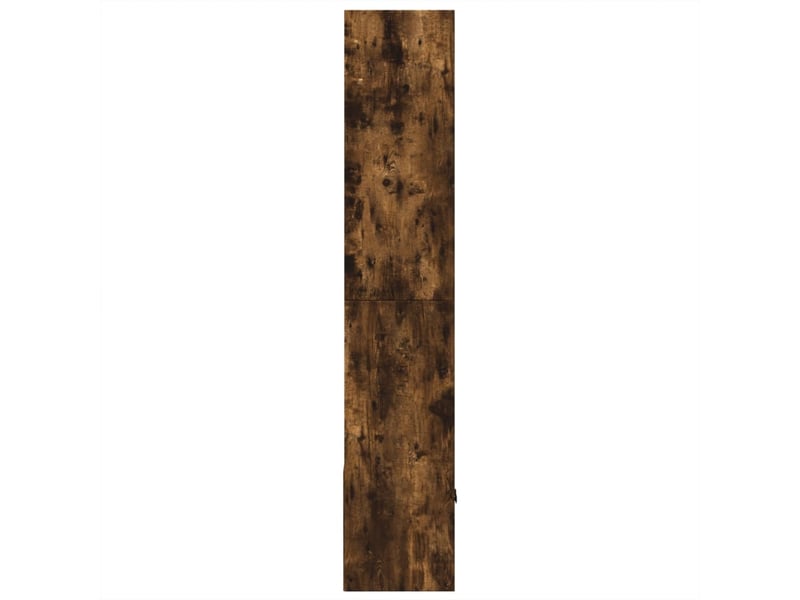 Bibliothèque, étagère de rangement chêne fumé 70x36x189 cm bois d'ingénierie - Conforama D