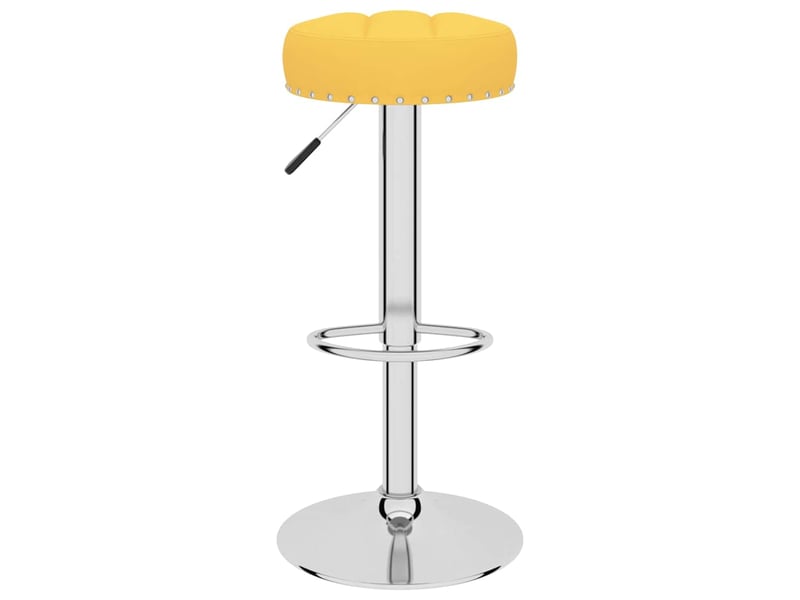  Lot de 2 tabouret de bar, chaise de bar jaune moutarde tissu shl48638  - Conforama C