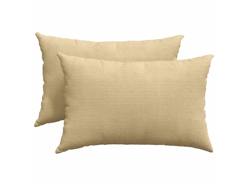Lot de 2 coussins de canapé, coussins décoratifs vert gris 60 x 40 cm cf59204 - Conforama A