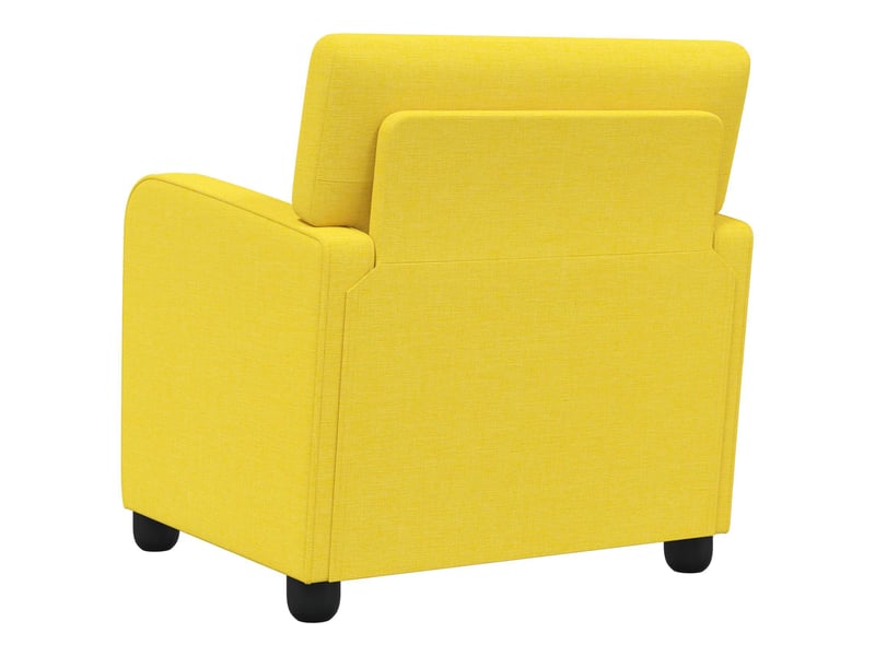  Vidaxl fauteuil jaune clair tissu  - Conforama E