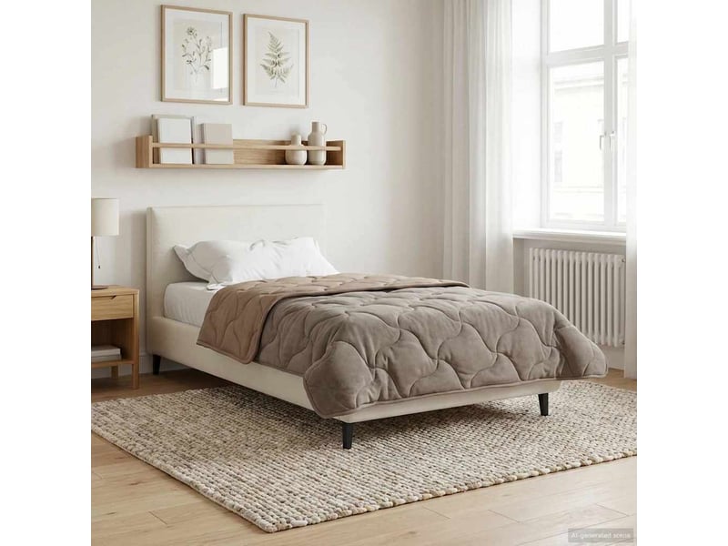  Duvet - couette complet toute l'année 135 x 220 cm non taupe respirant  - Conforama B