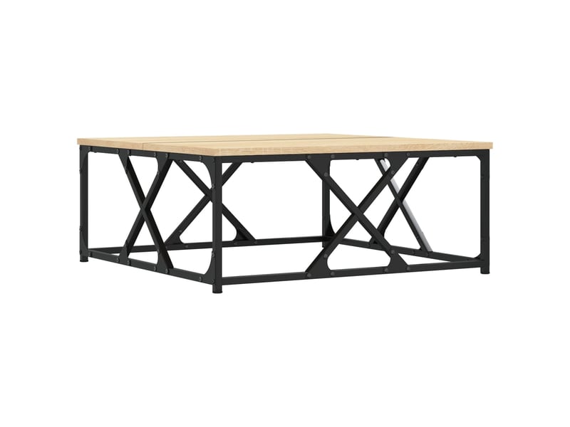 Table basse - table de salon - table à thé chêne sonoma 70x70x30 cm bois d'ingénierie  - Conforama A