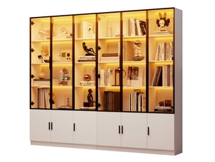 Vitrine coloris blanc TCQPZ - 240 cmx200 cm