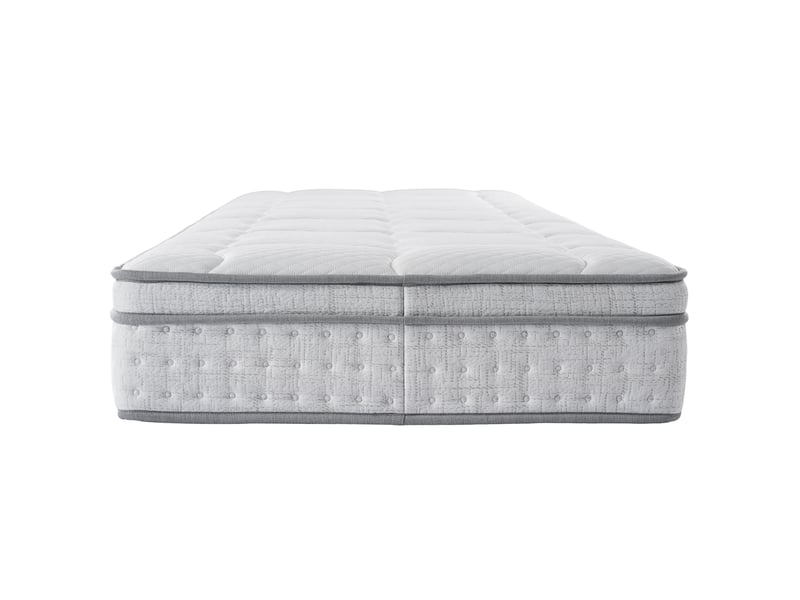  Matelas hybride à ressorts ensachés 7 zones h3 respirant en mousse froide blanc 90 × 200 × 25 cm  - Conforama E