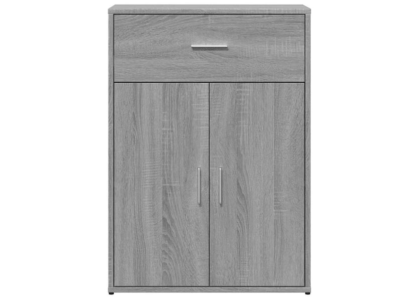  Buffet - bahut - meuble de rangement sonoma gris 60x30x84 cm bois d'ingénierie  - Conforama E