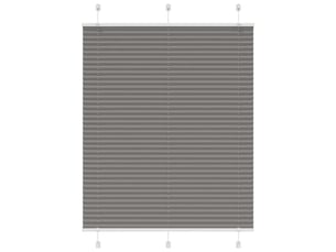 Store plissé, store de fenêtre anthracite 105x150 cm largeur du tissu 104,4 cm cf46680