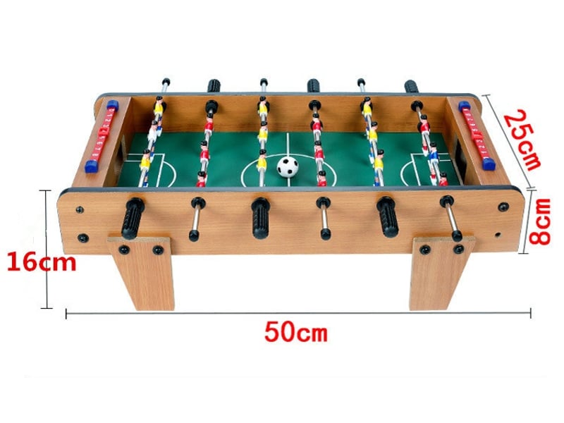  Mini babyfoot de table en bois champions dès 3 ans multicolore  - Conforama B