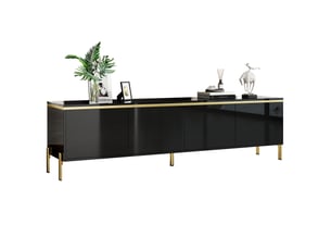 Meuble tv coloris noir 170 cm MAISENTIEL