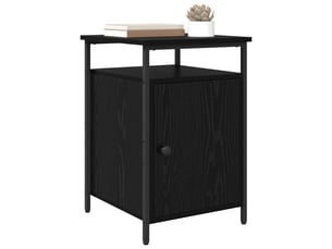 Table de chevet - cabinet de chevet - table de nuit 2 pièces chêne noir 40 x 42 x 60cm