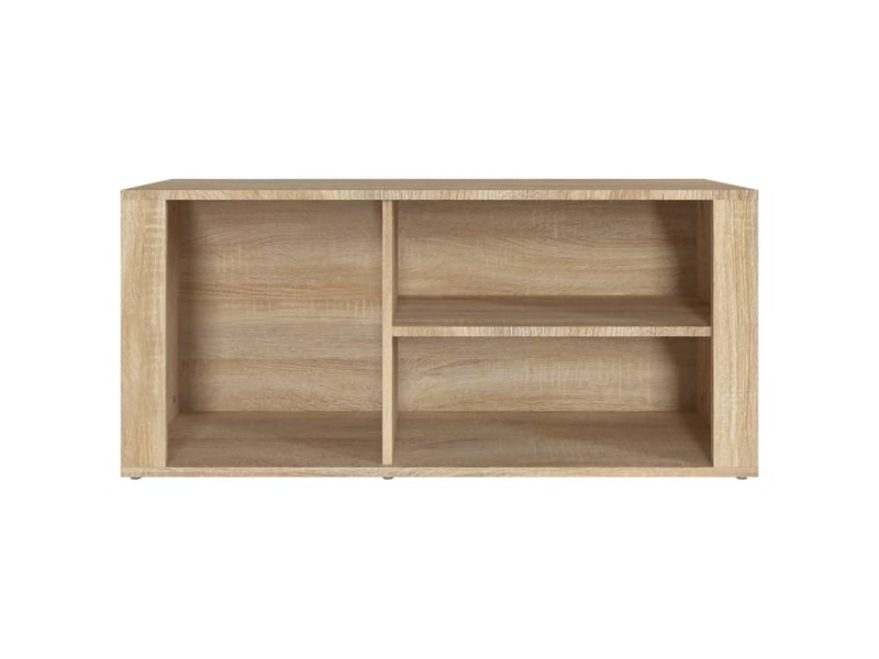  Meuble à chaussure | armoire à chaussures chêne sonoma 100x35x45cm bois d'ingénierie  - Conforama E
