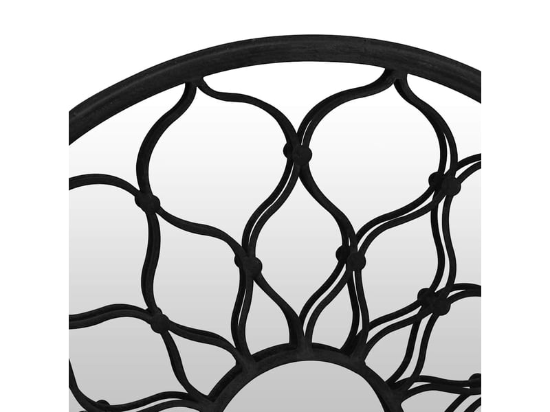  Miroir, miroir décoratif noir 40x3 cm fer pour utilisation à l'intérieur cf62893  - Conforama E