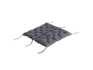 Coussin de banc de jardin 100x98x8 cm avec dossier résistant aux intempéries gris foncé