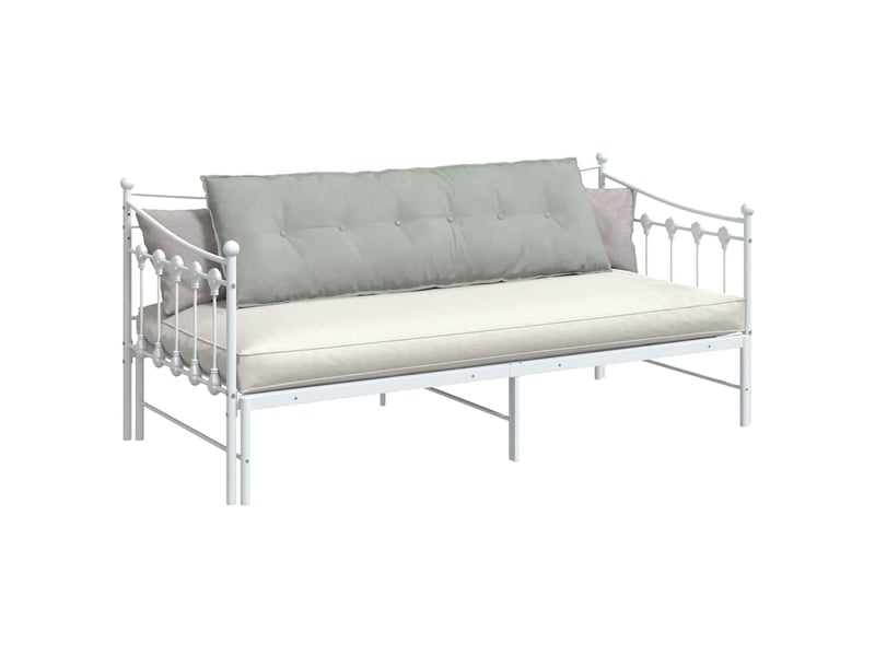Coussin de dos, coussin de dossier gris clair 160 x 50 cm tissu en velours côtelé cf54659 - Conforama C