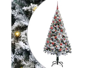 Sapin de noël artificiel, arbre de noël blanc 150 cm pvc, acier et plastique shl7814