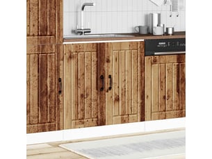 Meuble de cuisine, meuble de base de lavabo vieux bois bois d'ingénierie shl6239
