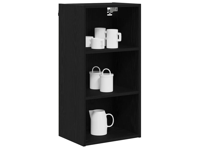 Meuble de rangement cuisine, armoire suspendue chêne noir 40x29,5x80cm - Conforama C