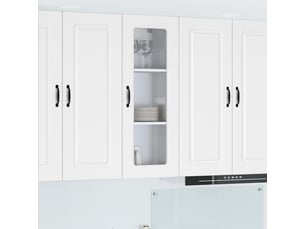 Meuble mural de cuisine | armoire de cuisine blanc 40x31x100cm shl169